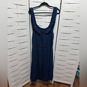 INC International Concepts Navy Midi Dress